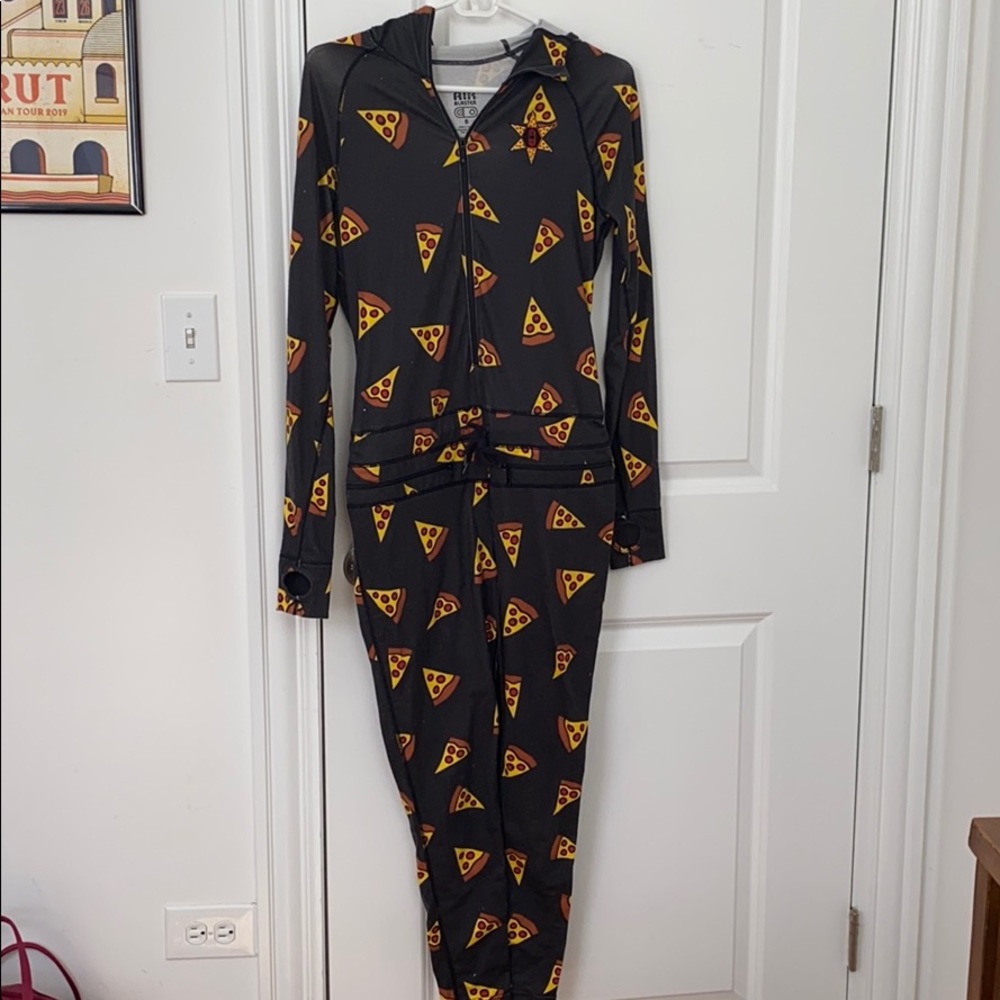 Hooded Air Blaster Ninja Suit w/ Pizza Design